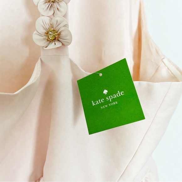 💫 Host Pick💫 NWT Kate Spade Rose Dew Poppy Embellished Mini Dress Size‎ 10 - Picture 4 of 15